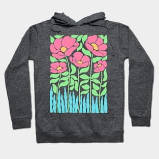 Minimalist Modern Flower Hoodie